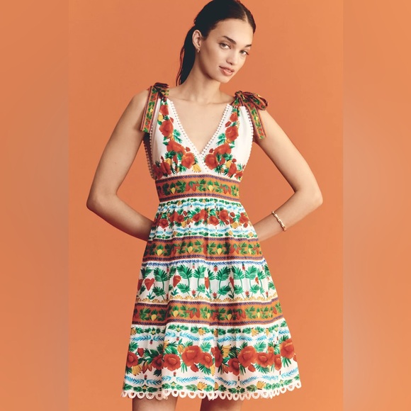 FARM Rio Colorful Floral Mini Dress - Picture 4 of 6